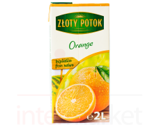 Sulčių gėrimas ZLOTY POTOK apelsinų 2L